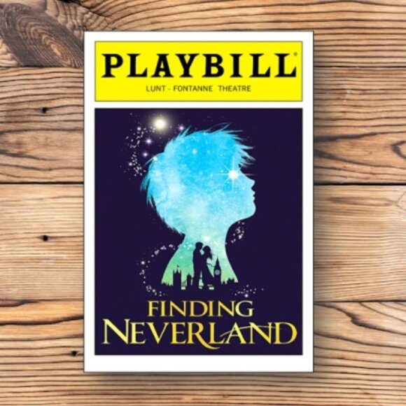 Finding Neverland Playbill Broadway Musical Refrigerator Fridge Locker Magnet‎ - Picture 1 of 2